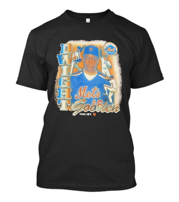 Dwight Gooden Mets 16 MLB Legendary Player Collage T-Shirt