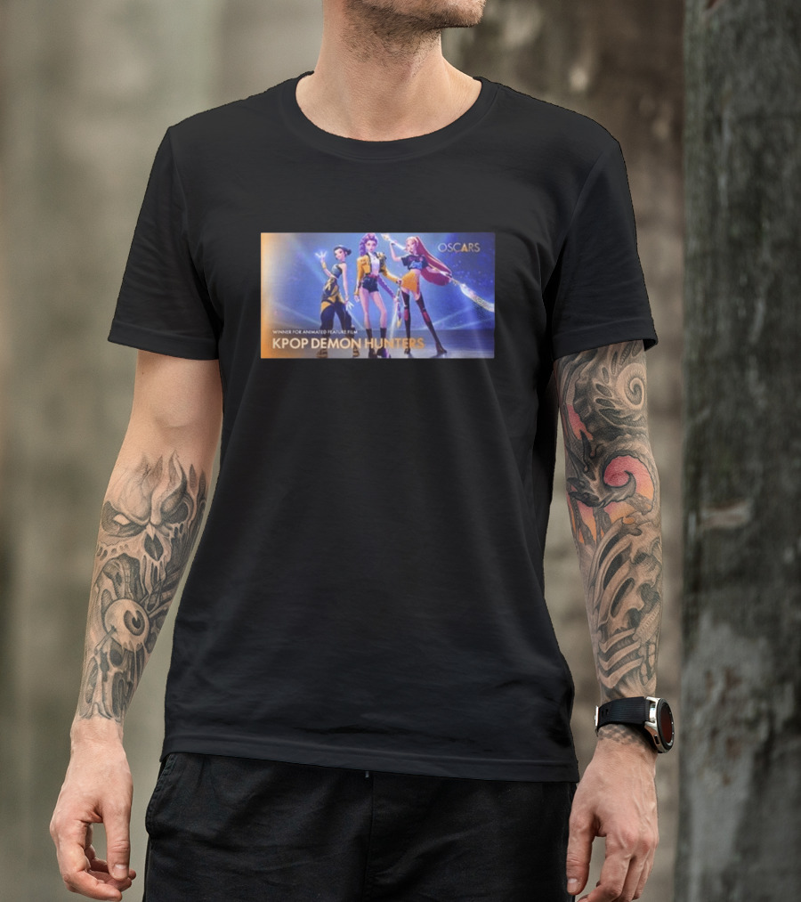 K Pop Demon Hunters Winner Oscar For Animated Feature Film Oscars T-Shirt
