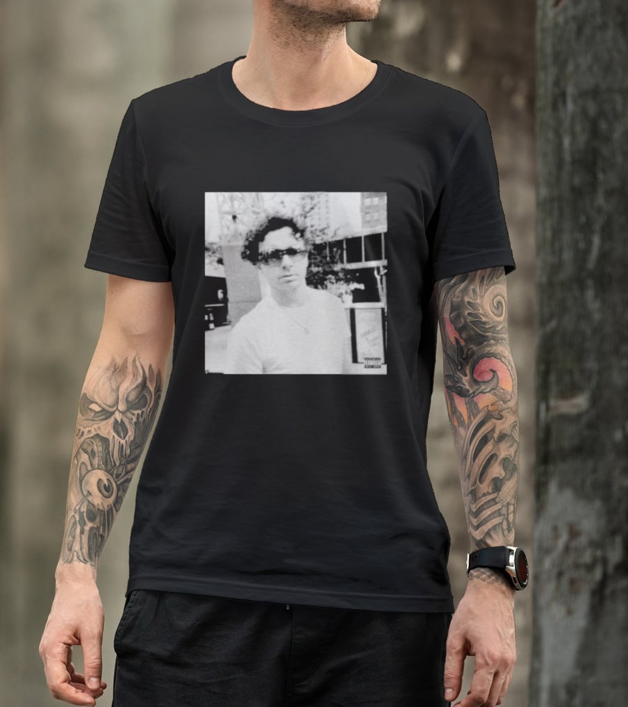 Sweet Action Jack Harlow Black And White Photo Explicit Content T-Shirt