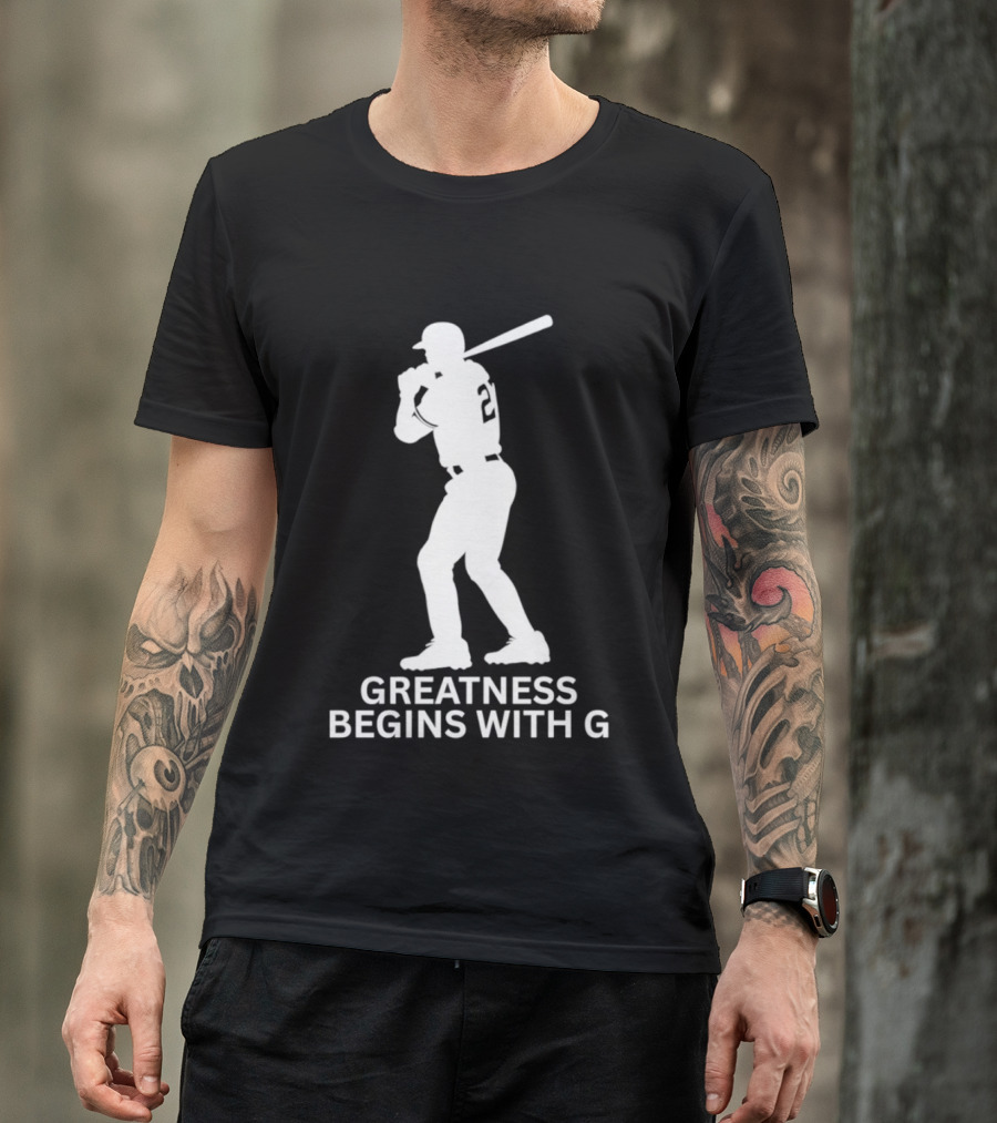 New York Yankees Giancarlo Stanton Greatness Begins With G T-Shirt