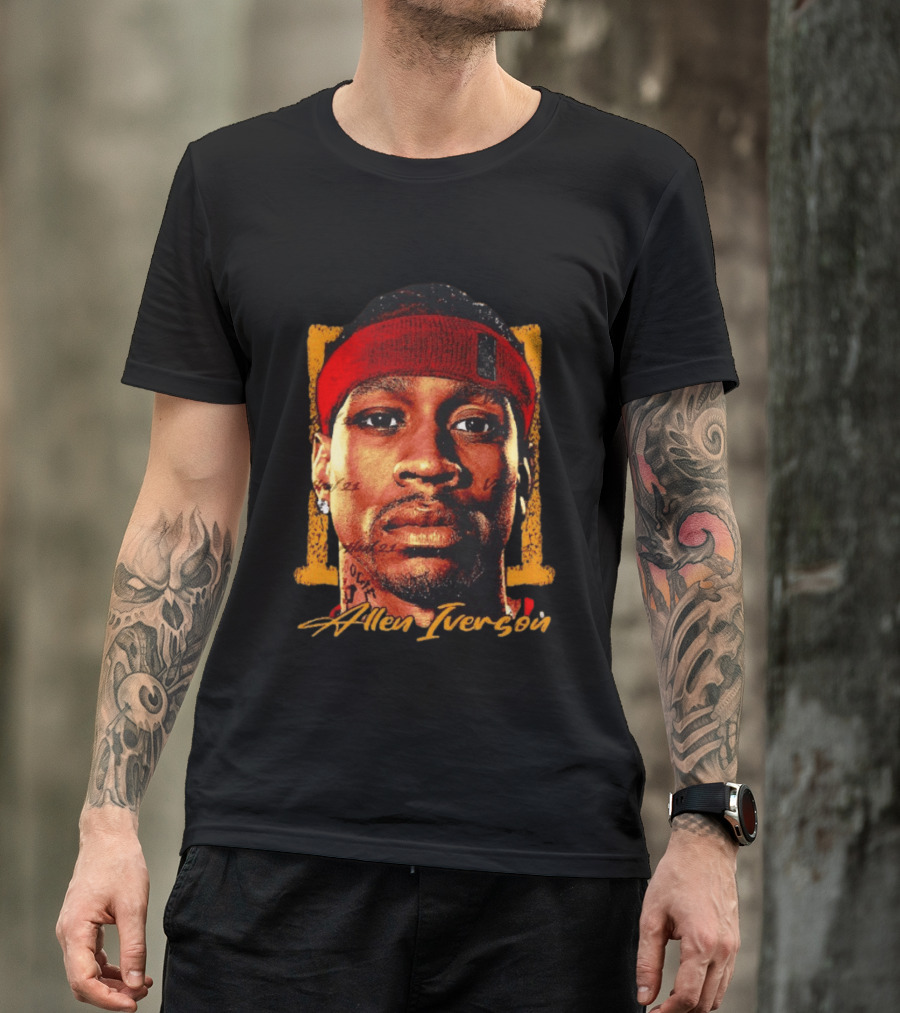 Allen Iverson Philadelphia 76ers Big Face NBA T-Shirt