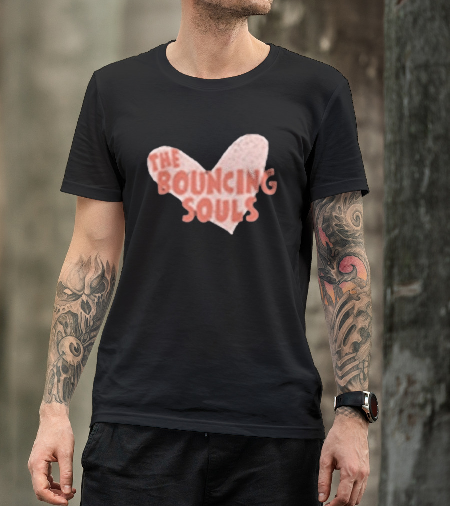 The Bouncing Souls Heart Shaped Hopeless Romantic T-Shirt