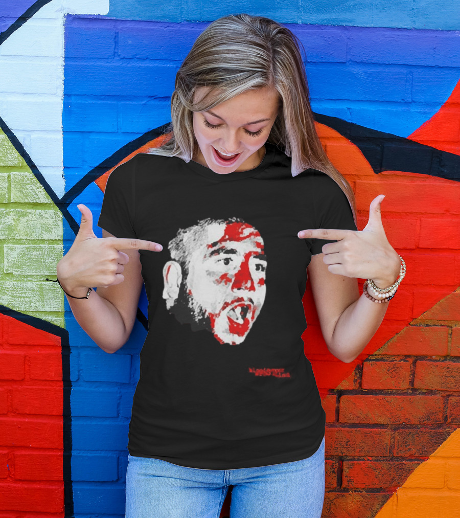 Bloodstone Wrestling Chico Suave Red Face T-Shirt