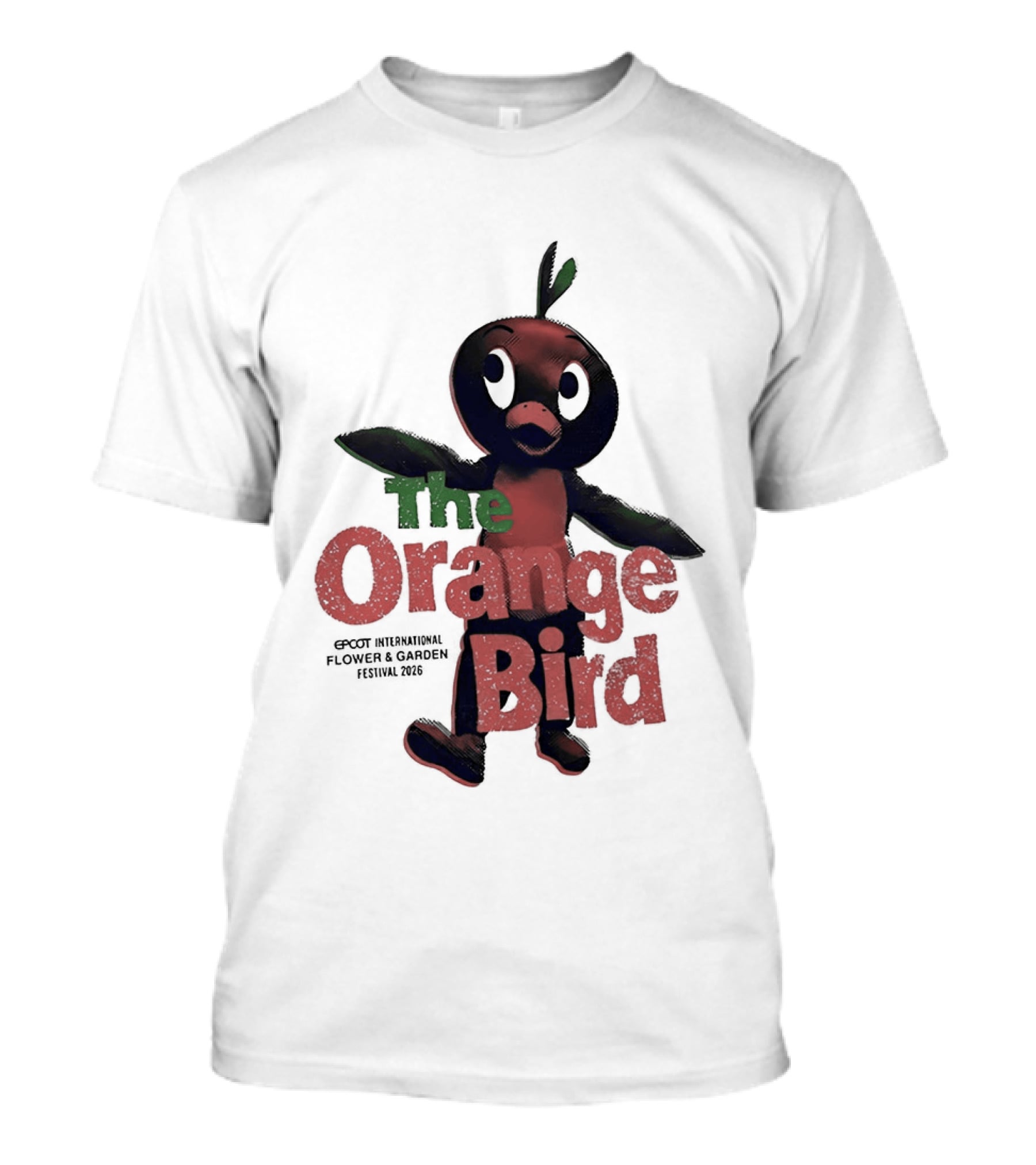 The Orange Bird Epcot Flower And Garden Festival 2026 Disney Parks Pavilion T-Shirt