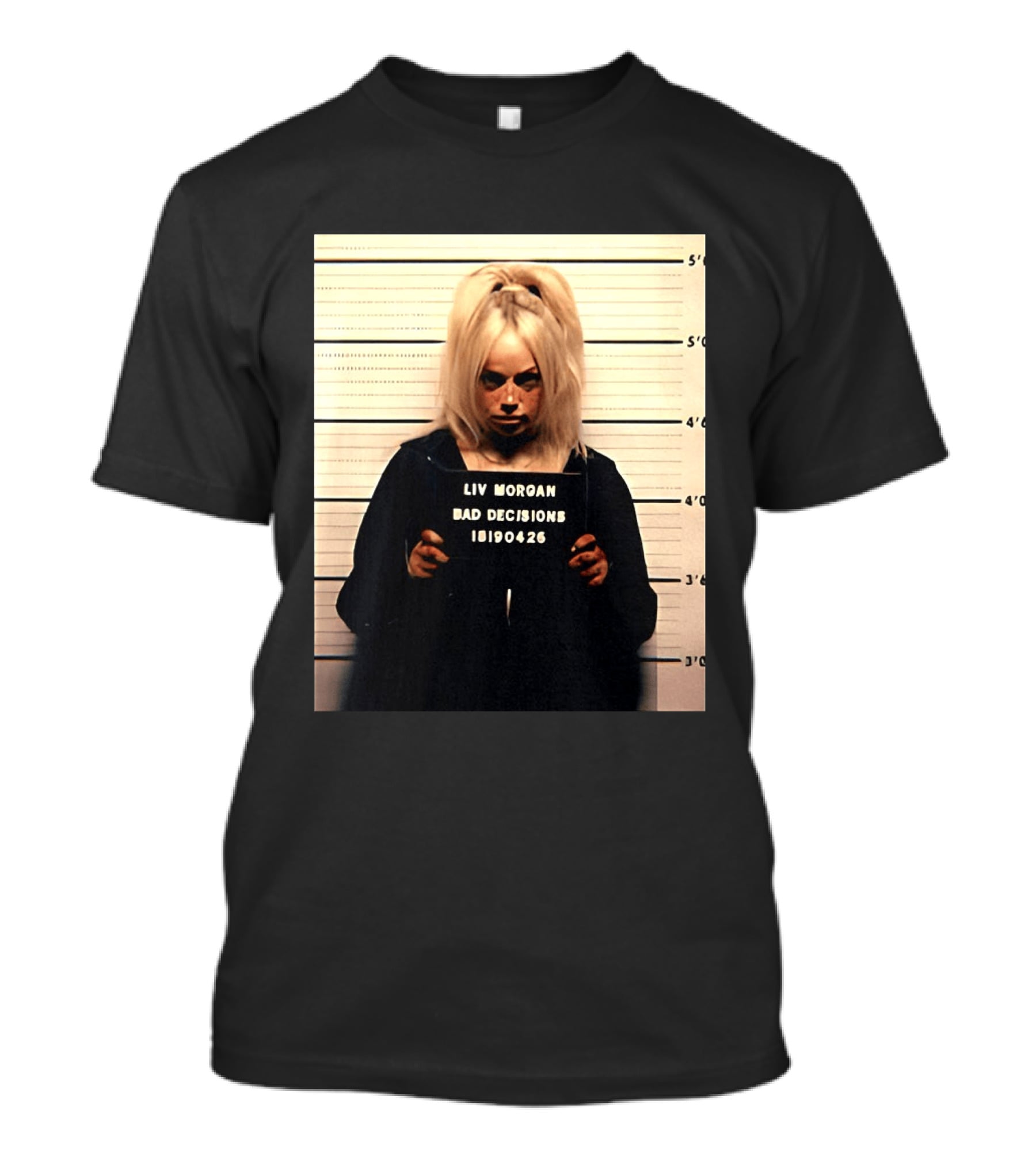 Liv Morgan Shot Bad Decisions 18190426 T-Shirt