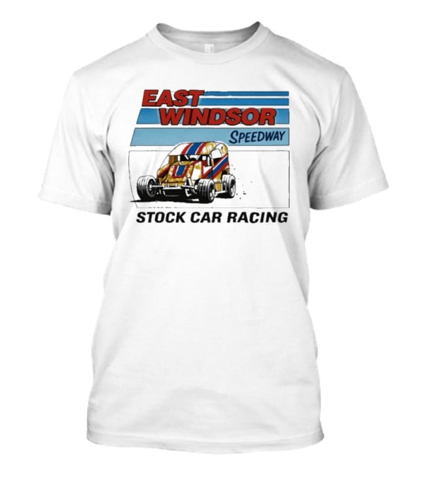 East Windsor Speedway Stock Car Racing Vintage Classic Auto Racing T-Shirt
