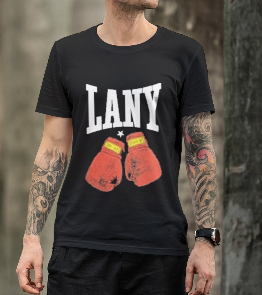 Lany Red Boxing Gloves Icon With Star T-Shirt