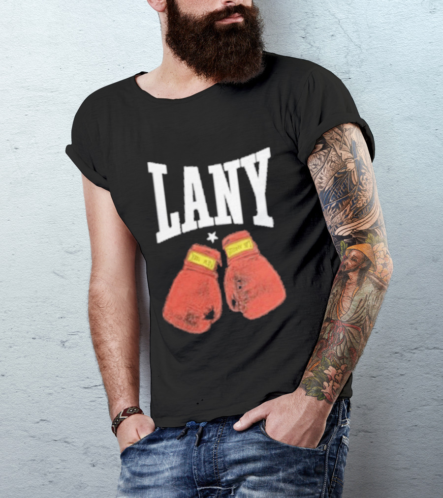 Lany Red Boxing Gloves Icon With Star T-Shirt