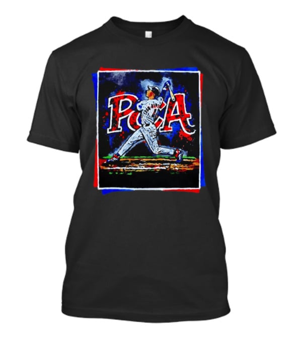PCA Pete Crow Armstrong Chicago Cubs Baseball Swinging Bat Player T-Shirt