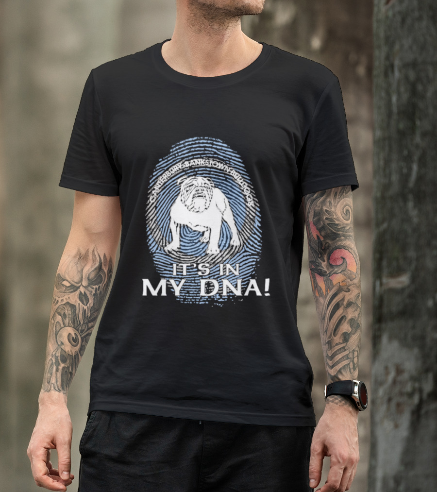 Canterbury Bankstown Bulldogs It's In My Dna Fan T-Shirt
