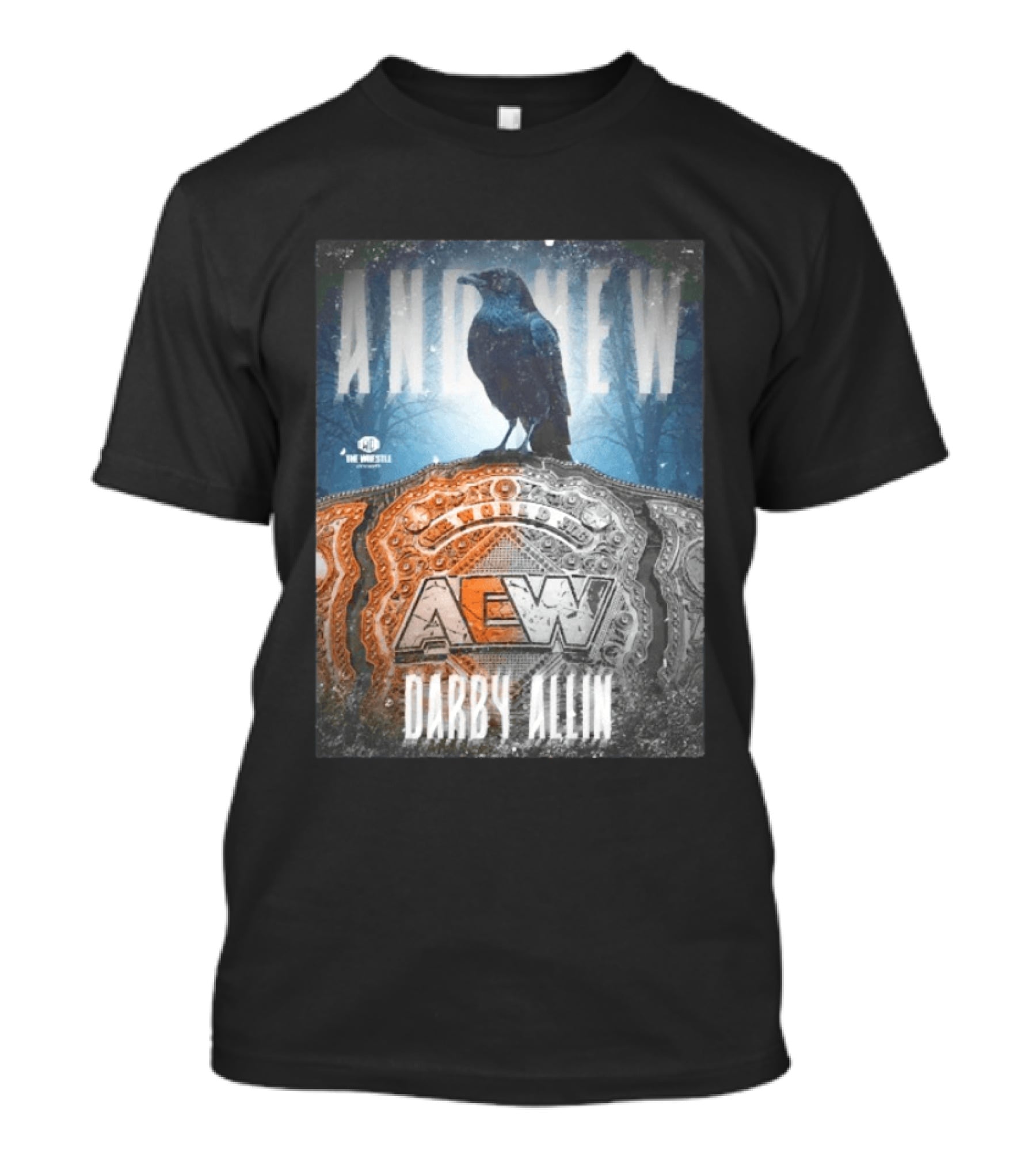 And New AEW World Darby Allin Championship Belt Raven T-Shirt