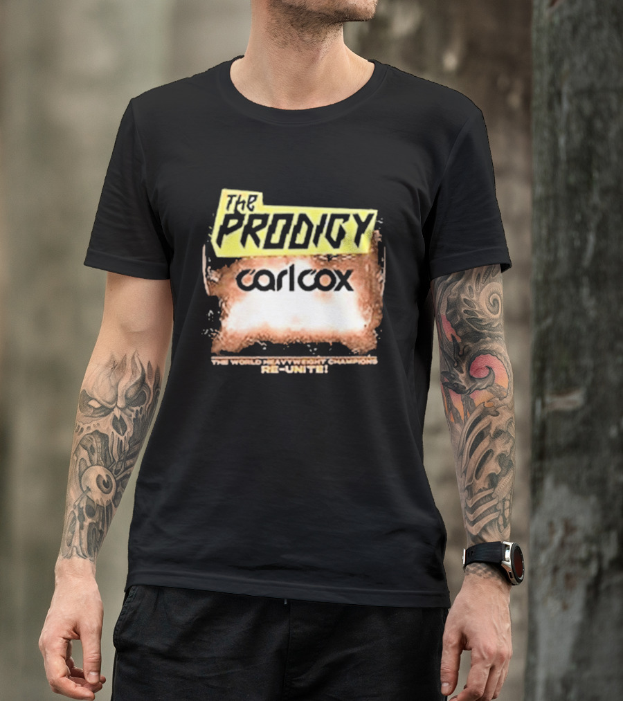 The Prodigy Carl Cox UK Ireland 2026 Tour Re United T-Shirt
