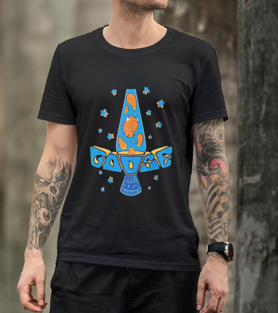 Goose April 17 2023 Lava Lamp Stars Clearwater FL BayCare Sound Show T-Shirt