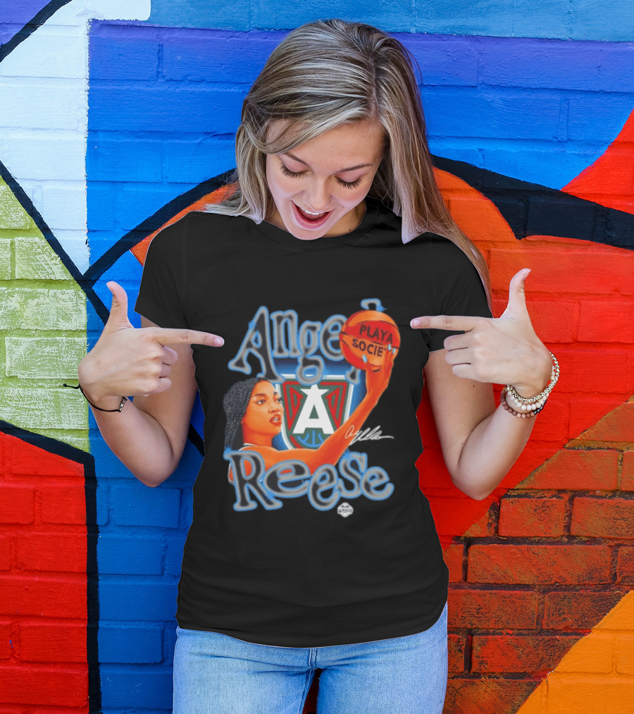 Angel Reese Atlanta Dream Playasocié WNBA T-Shirt