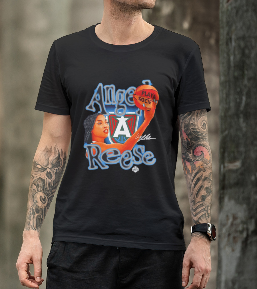 Angel Reese Atlanta Dream Playasocié WNBA T-Shirt