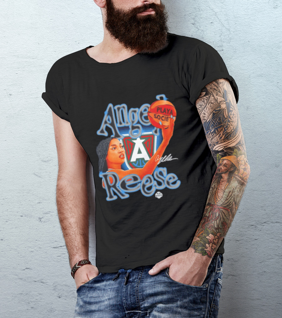Angel Reese Atlanta Dream Playasocié WNBA T-Shirt