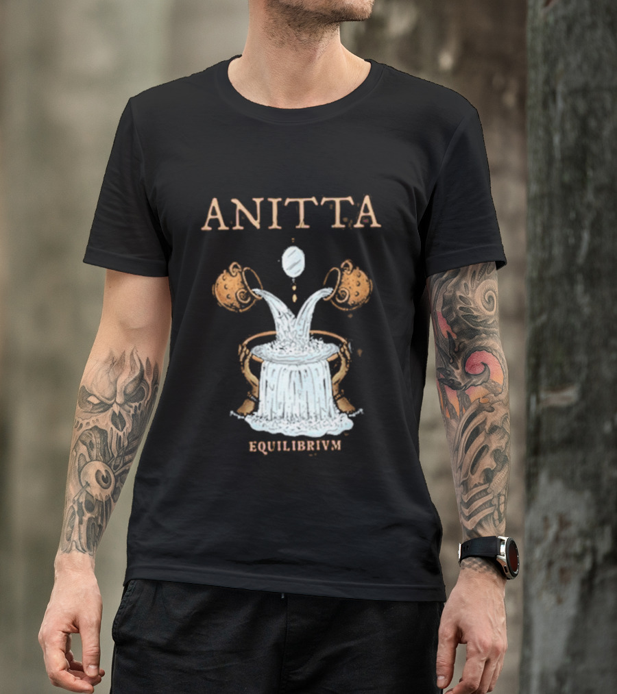 Anitta Equilibrivm Water Dual Amphora Pouring Balance T-Shirt