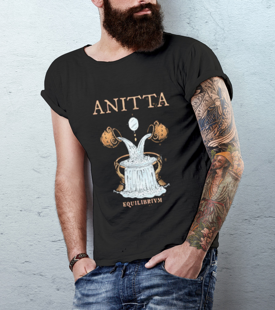 Anitta Equilibrivm Water Dual Amphora Pouring Balance T-Shirt
