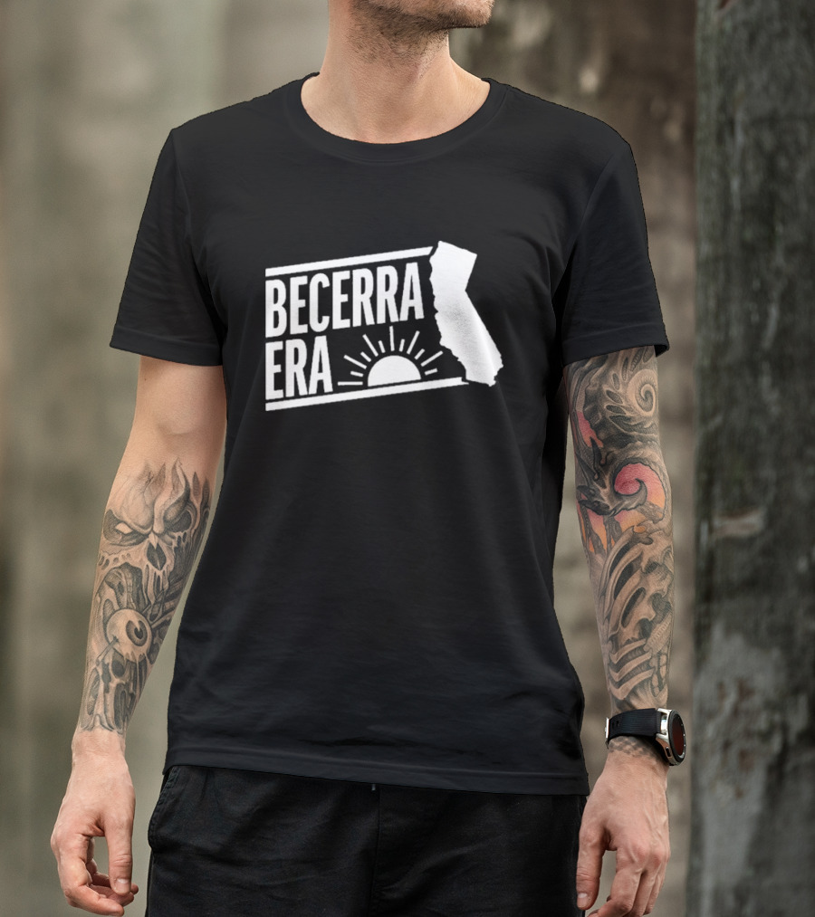 Becerra Era California Sun State Outline 2026 T-Shirt