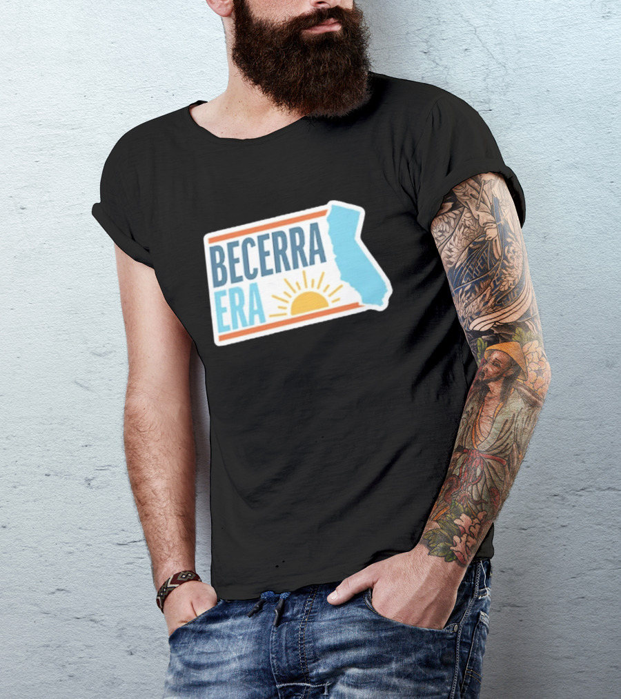 Becerra Era California Celebration Sunburst T-Shirt