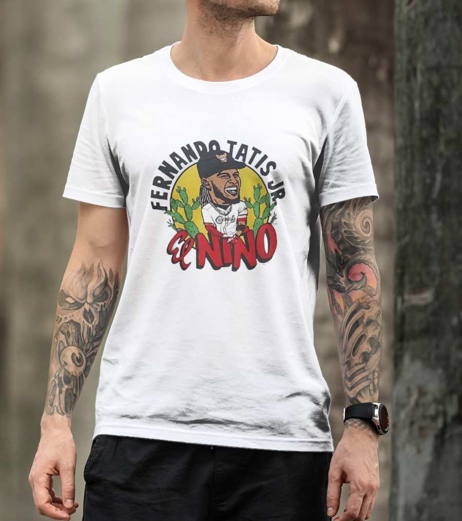 Fernando Tatis Jr El Niño Chihuahuas Cactus MLB Baseball T-Shirt