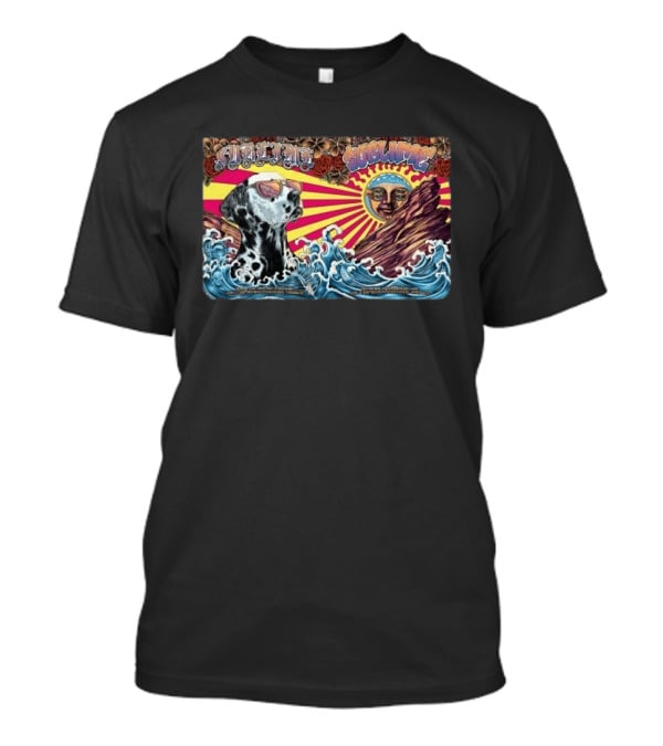 Sublime Red Rocks April 17 18 2026 Morrison CO Dalmatian Sunglasses Sun Waves Roses T-Shirt