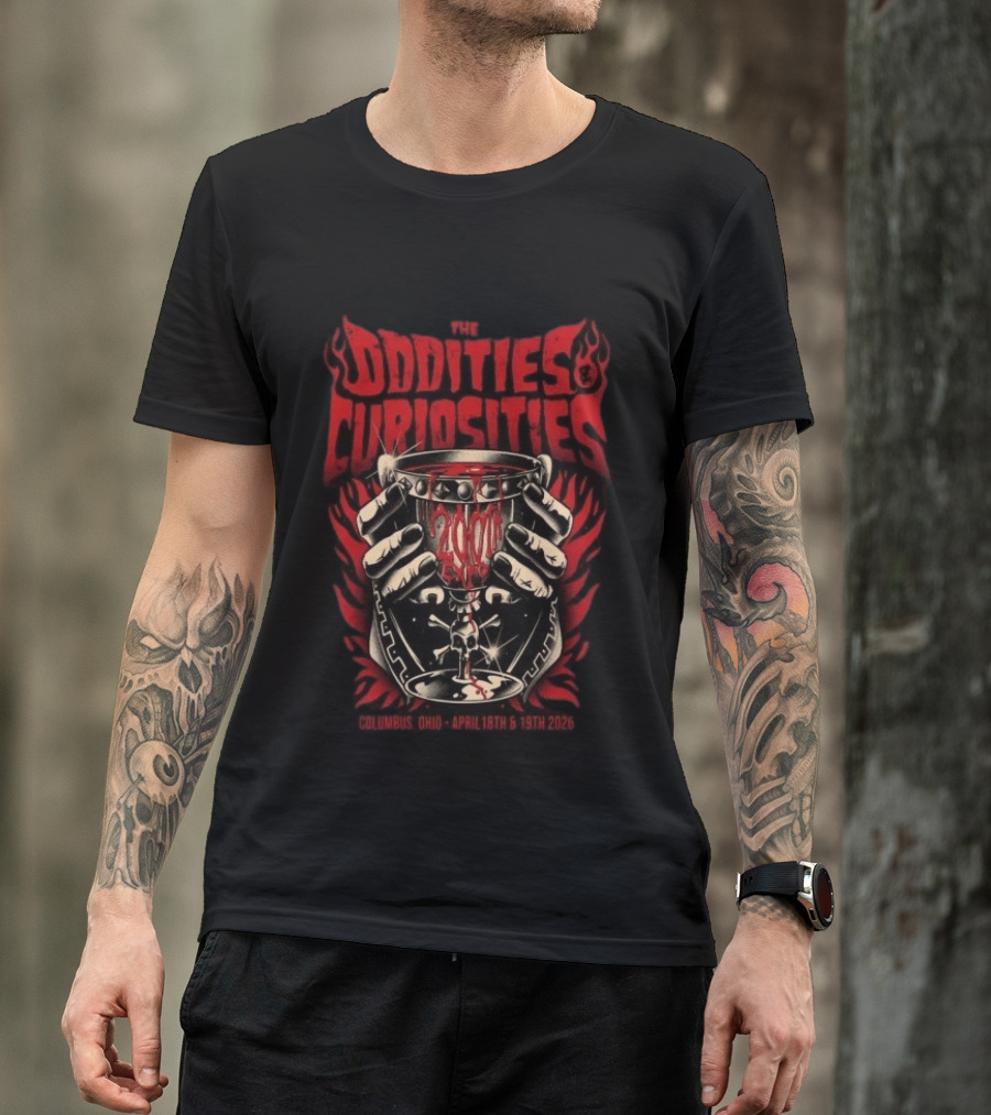 The Oddities & Curiosities Columbus Ohio April 18th & 19th 2026 Hands Of Mystery T-Shirt