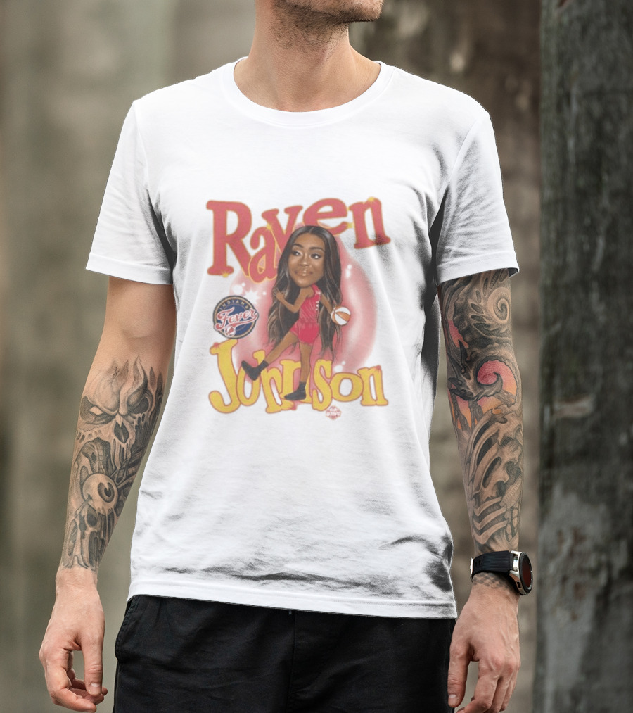 Raven Johnson Indiana Fever WNBA Basketball T-Shirt