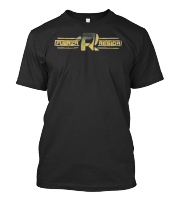 Fuerza Regida Gold Glitter FR Visuals T-Shirt