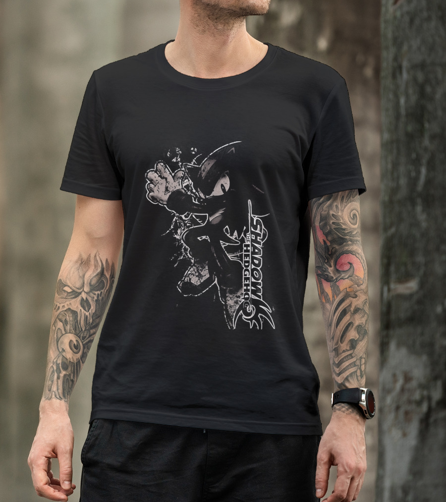 Shadow The Hedgehog Sega Character Pose Action T-Shirt