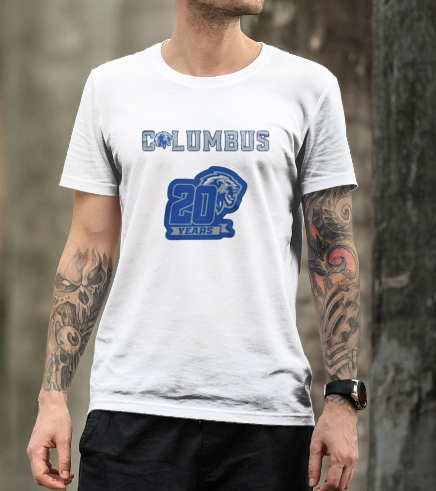 Columbus Lions 20 Years Celebration T-Shirt
