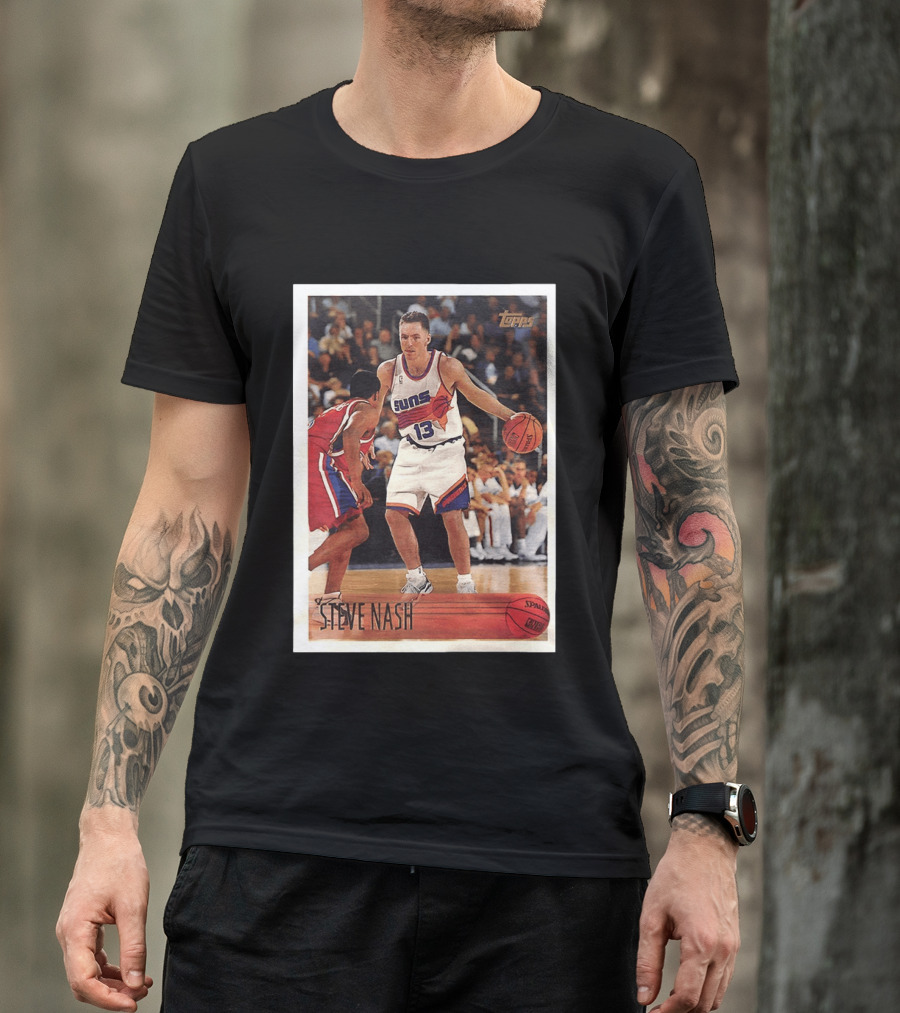 Steve Nash Phoenix Suns Topps NBA Card 13 T-Shirt