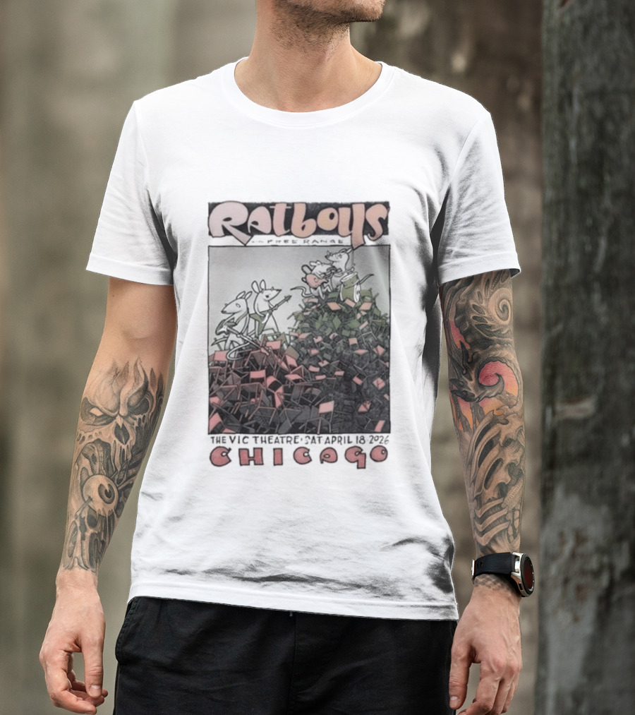 Ratboys Live At The Vic Theatre April 18 2026 Chicago IL T-Shirt