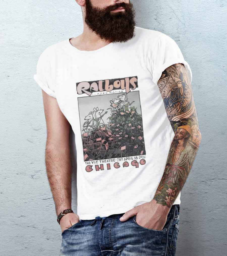 Ratboys Live At The Vic Theatre April 18 2026 Chicago IL T-Shirt