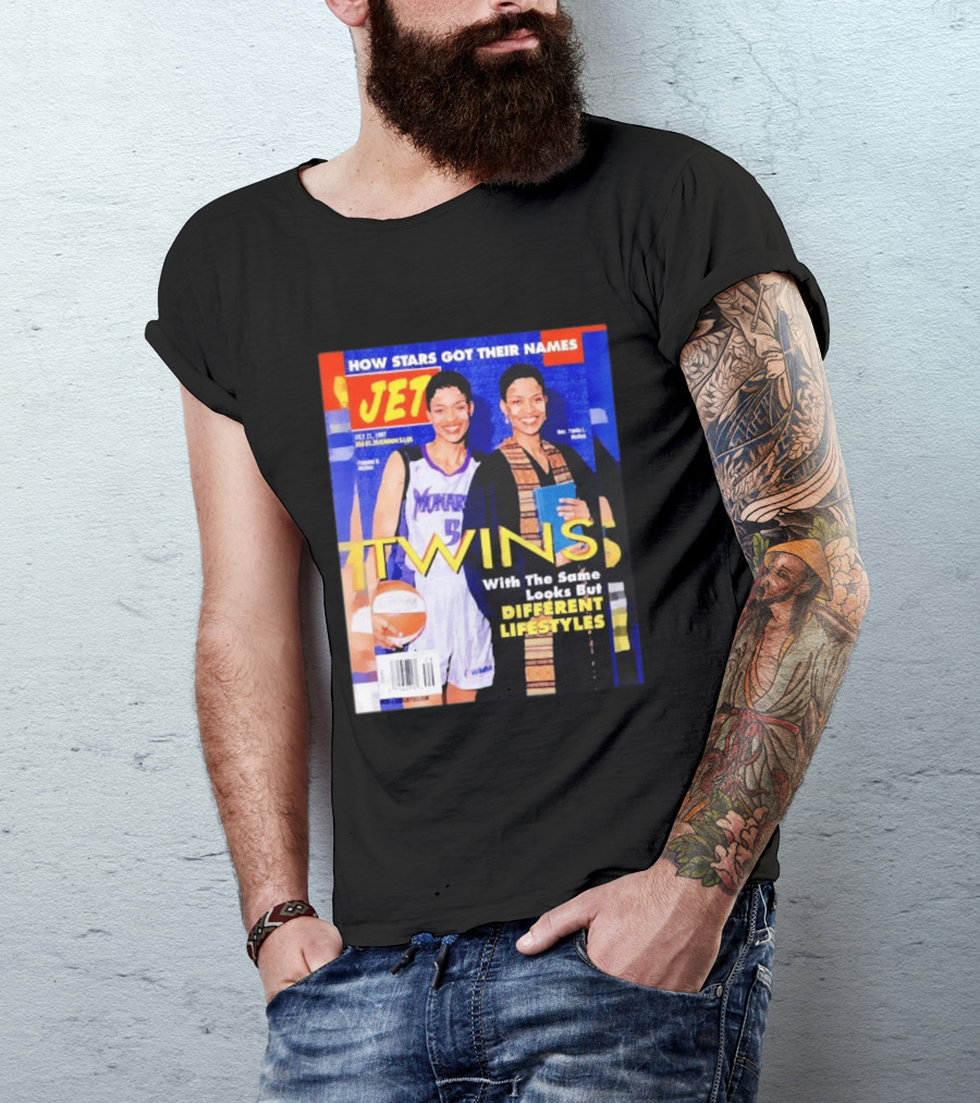 Jet Magazine Pamela McGee And Paula McGee Twins Different Lifestyles July 27 1987 T-Shirt