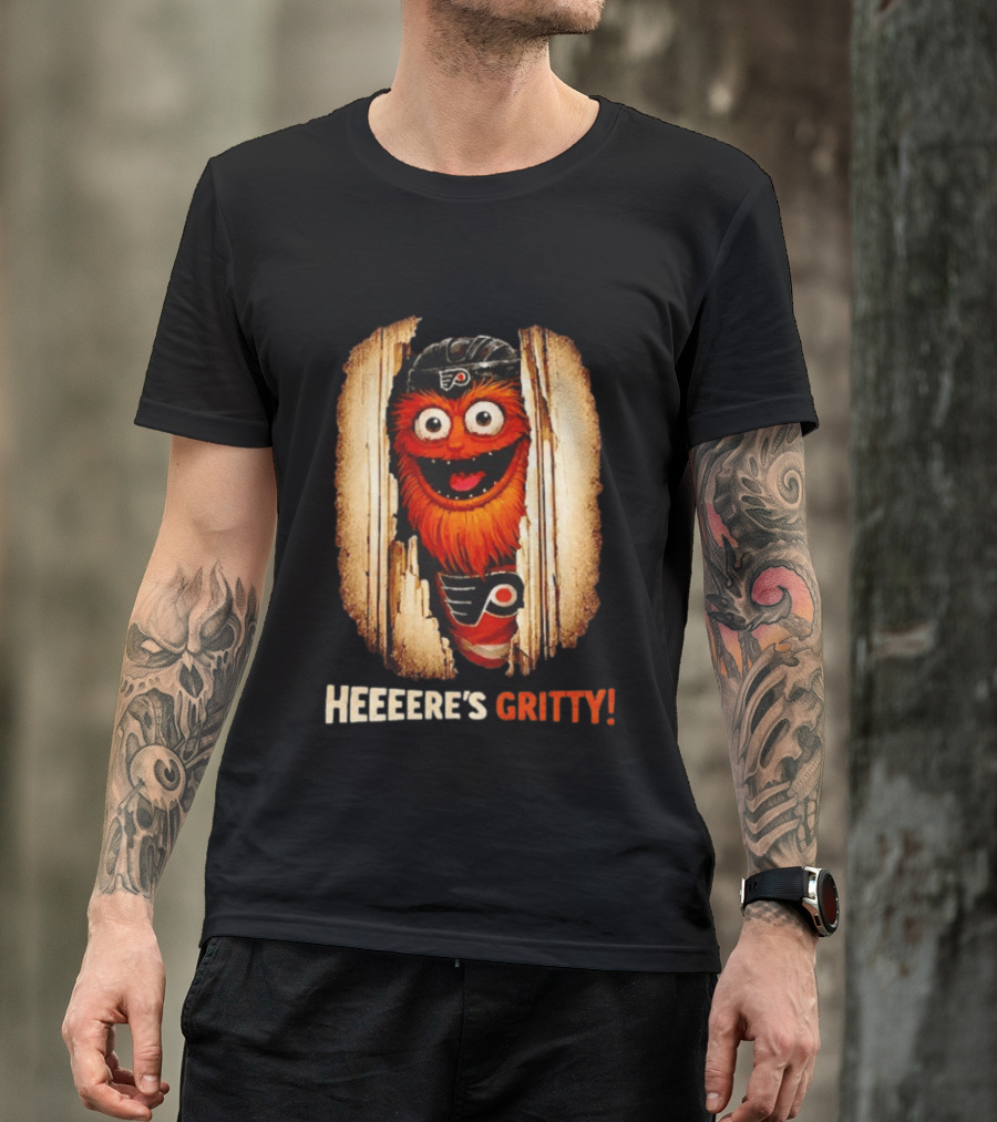 Heeere's Gritty Philadelphia Flyers Hockey T-Shirt