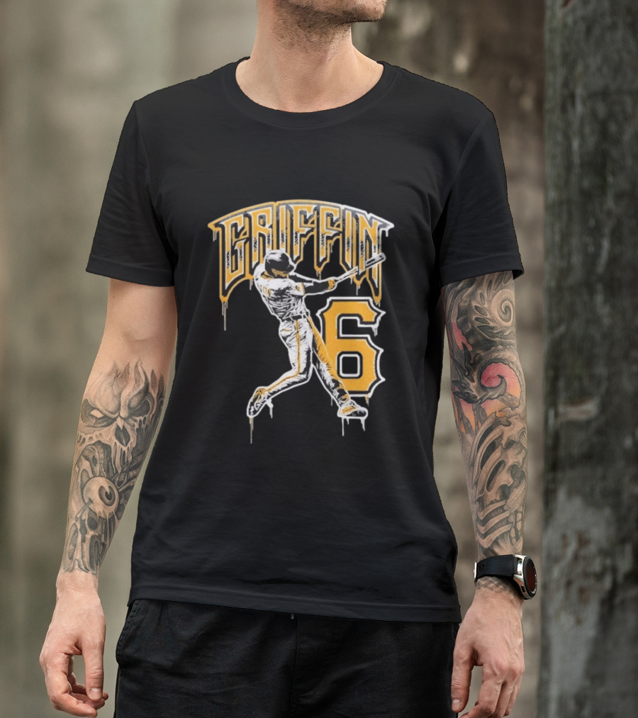 Konnor Griffin 6 Pittsburgh Pirates Dynamic Swinging Player T-Shirt