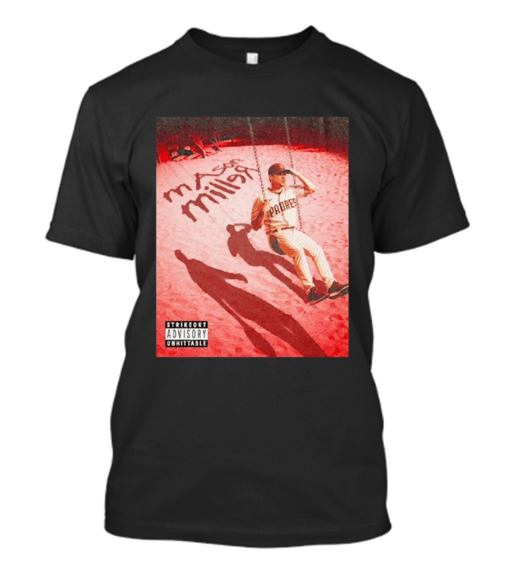 Mason Miller Padres MLB Reaper With Strikeout Advisory Unhittable T-Shirt