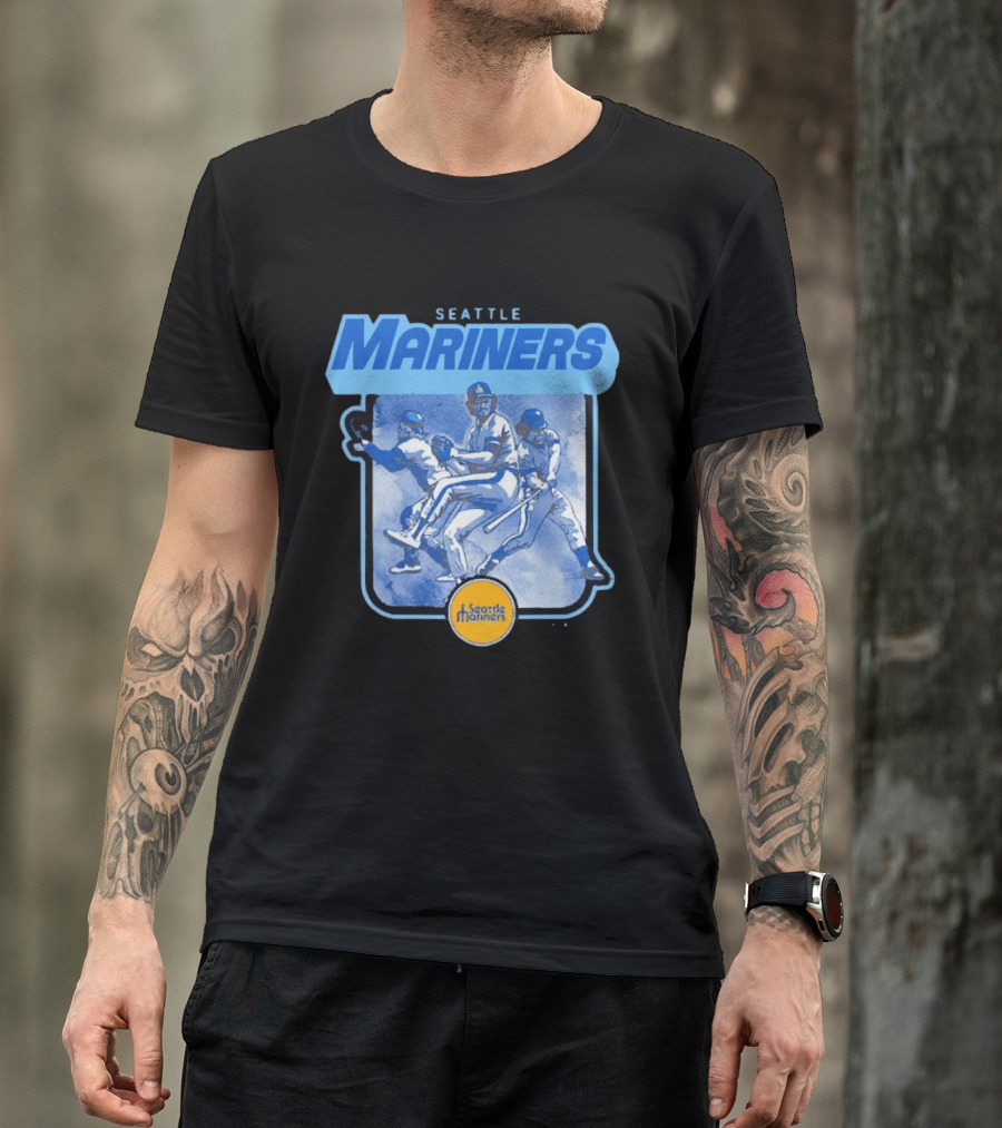 Seattle Mariners Retro Baseball Players T-Shirt