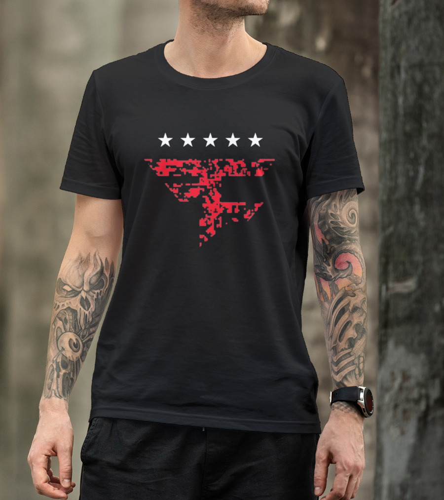 Five Star Digital Camo Red Faze Clan T-Shirt