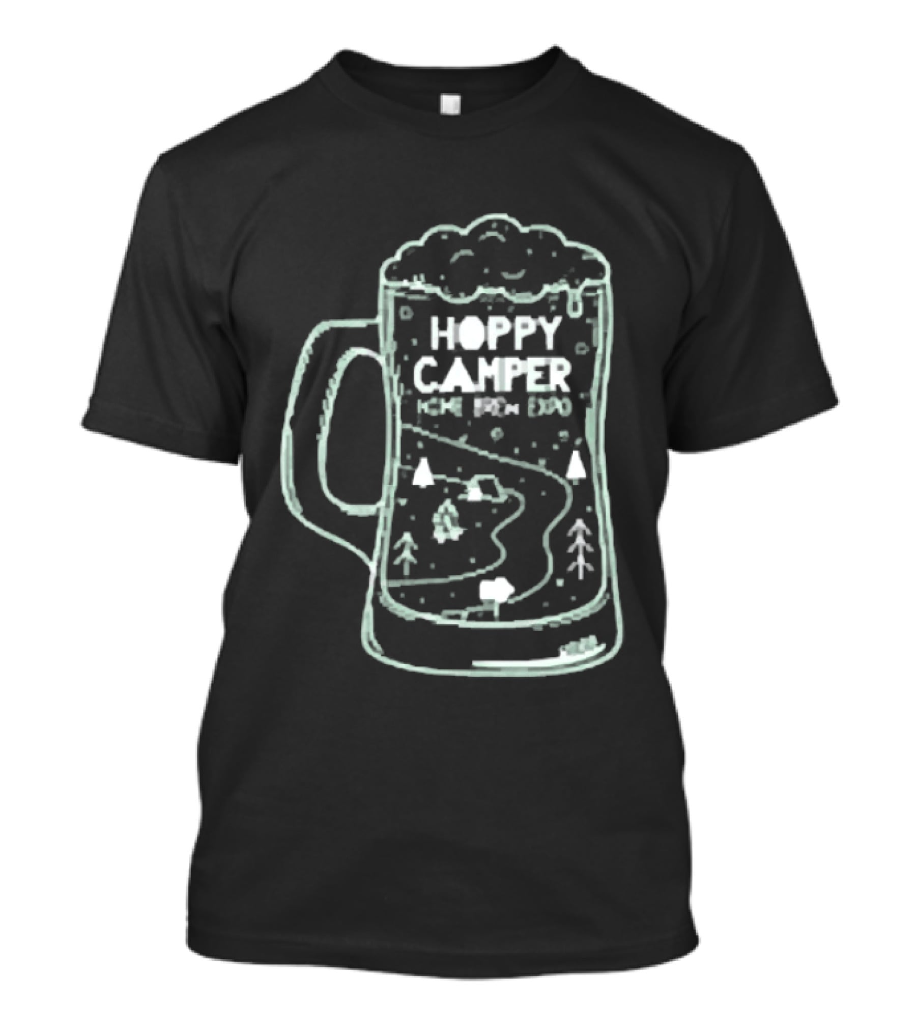 Hoppy Camper Home Brew Expo Beer Adventure T-Shirt