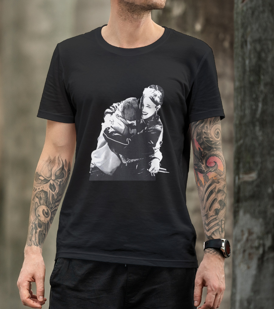 One Less Lonely Girl Coachella Billie Eilish Justin Bieber Hug 2026 T-Shirt