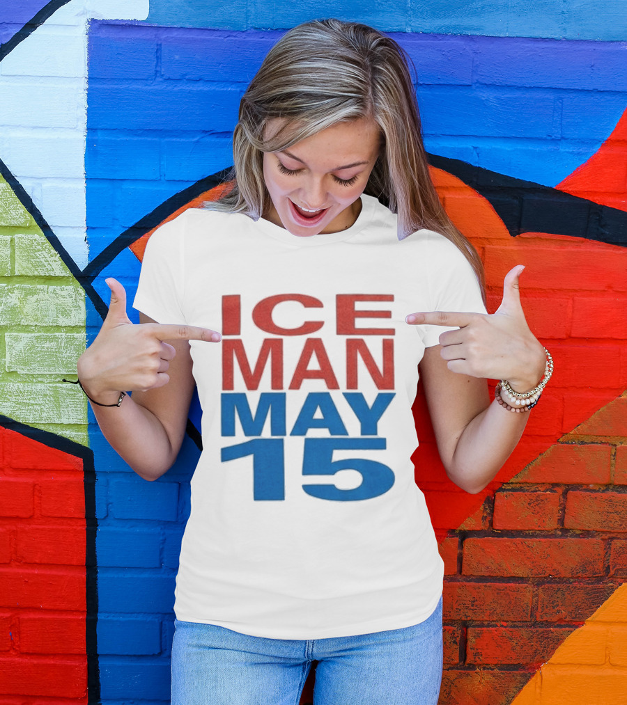 Iceman May 15 Bold Red Blue T-Shirt