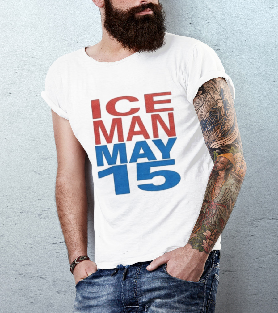Iceman May 15 Bold Red Blue T-Shirt