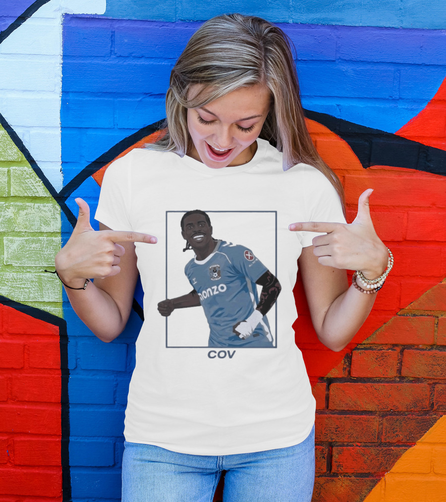 Coventry City FC Haji Wright Monzo Sponsor Premier League Comeback T-Shirt