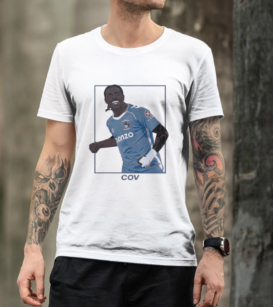 Coventry City FC Haji Wright Monzo Sponsor Premier League Comeback T-Shirt