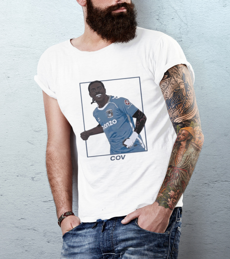 Coventry City FC Haji Wright Monzo Sponsor Premier League Comeback T-Shirt