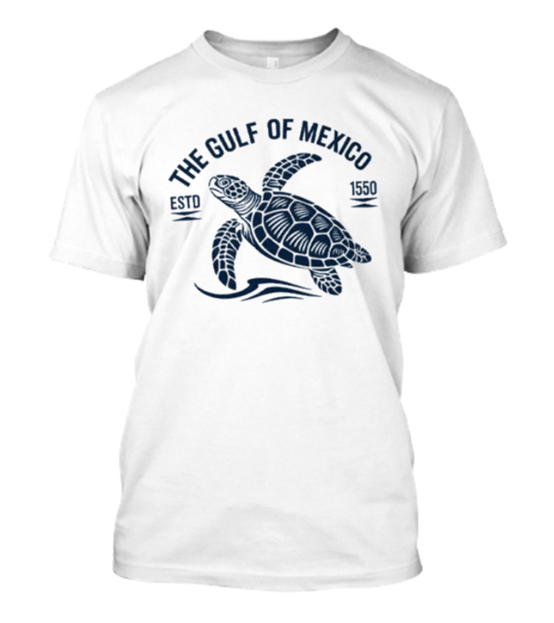 The Gulf Of Mexico Estd 1550 Sea Turtle T-Shirt