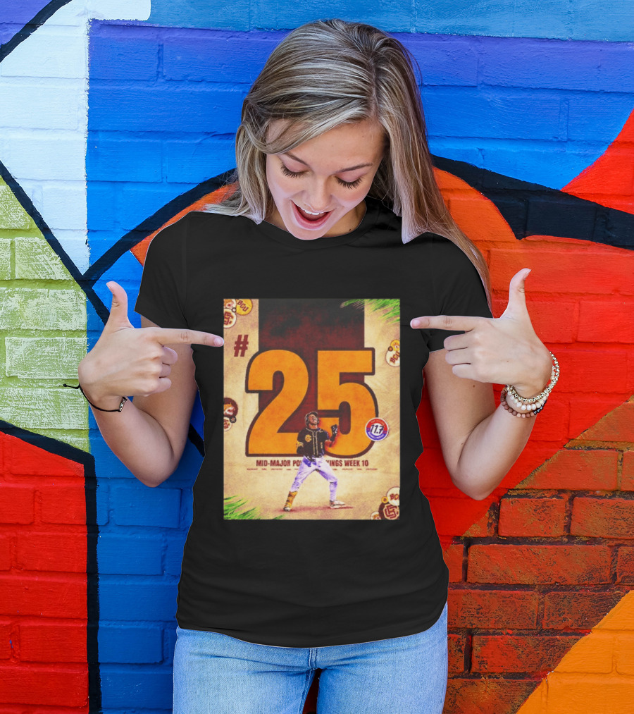 #25 Mid Major Power Rankings Week 10 Bethune Cookman Wildcats T-Shirt