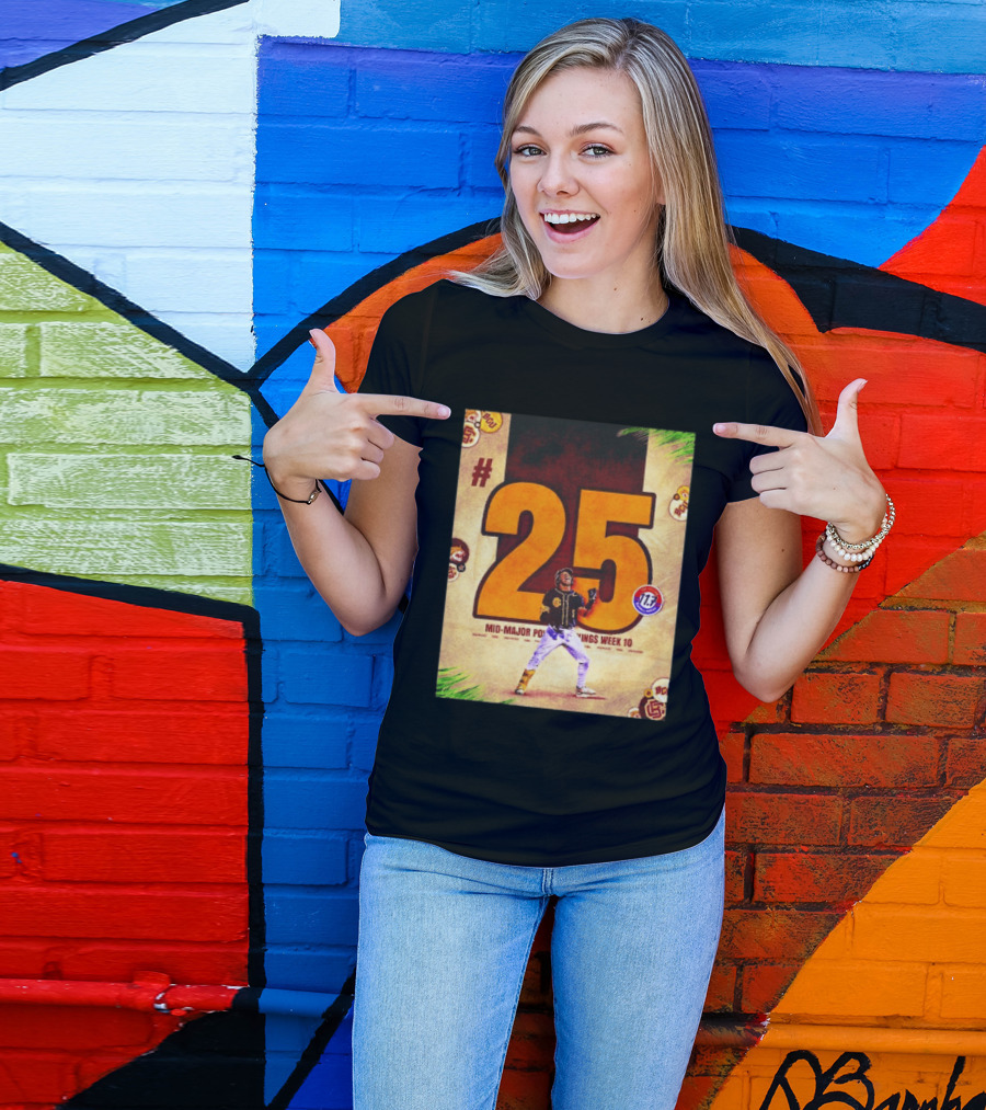 #25 Mid Major Power Rankings Week 10 Bethune Cookman Wildcats T-Shirt